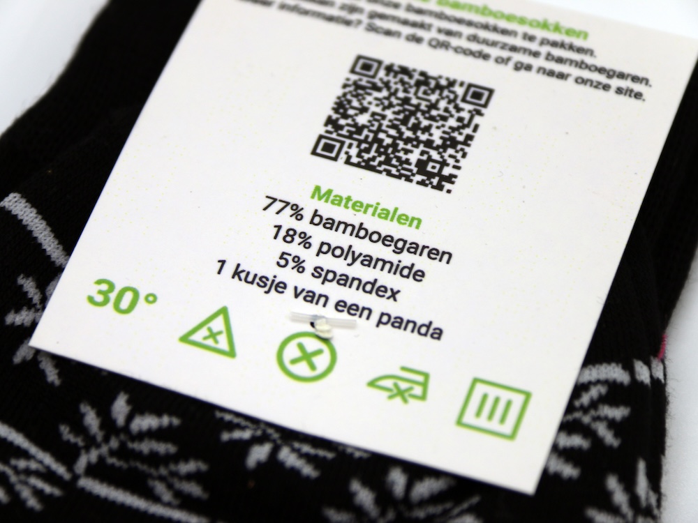 bamboe sokken bedrukken