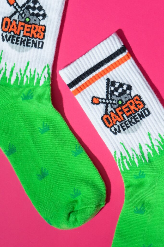 festival sokken bedrukken