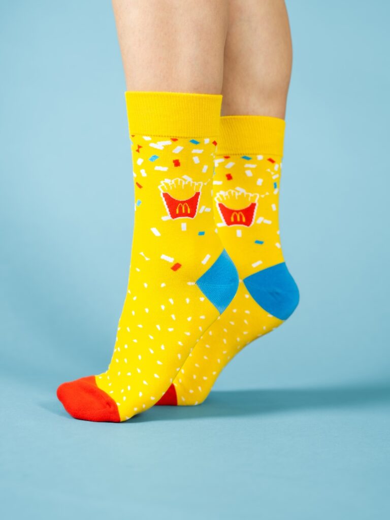 Sokken bedrukken voor Mc Donalds